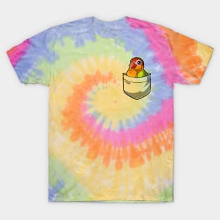 Pocket Lovebird Parrot T-Shirt T-Shirt